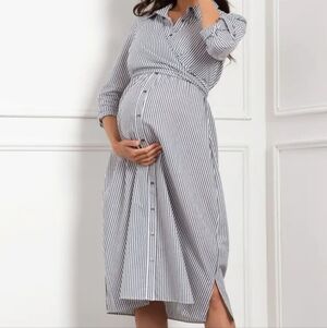 Maternity/breastfeeding Shirtdress